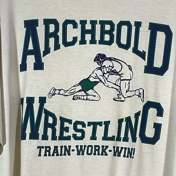 Vintage Archbold Wrestling T-shirt - Picture 2 of 8